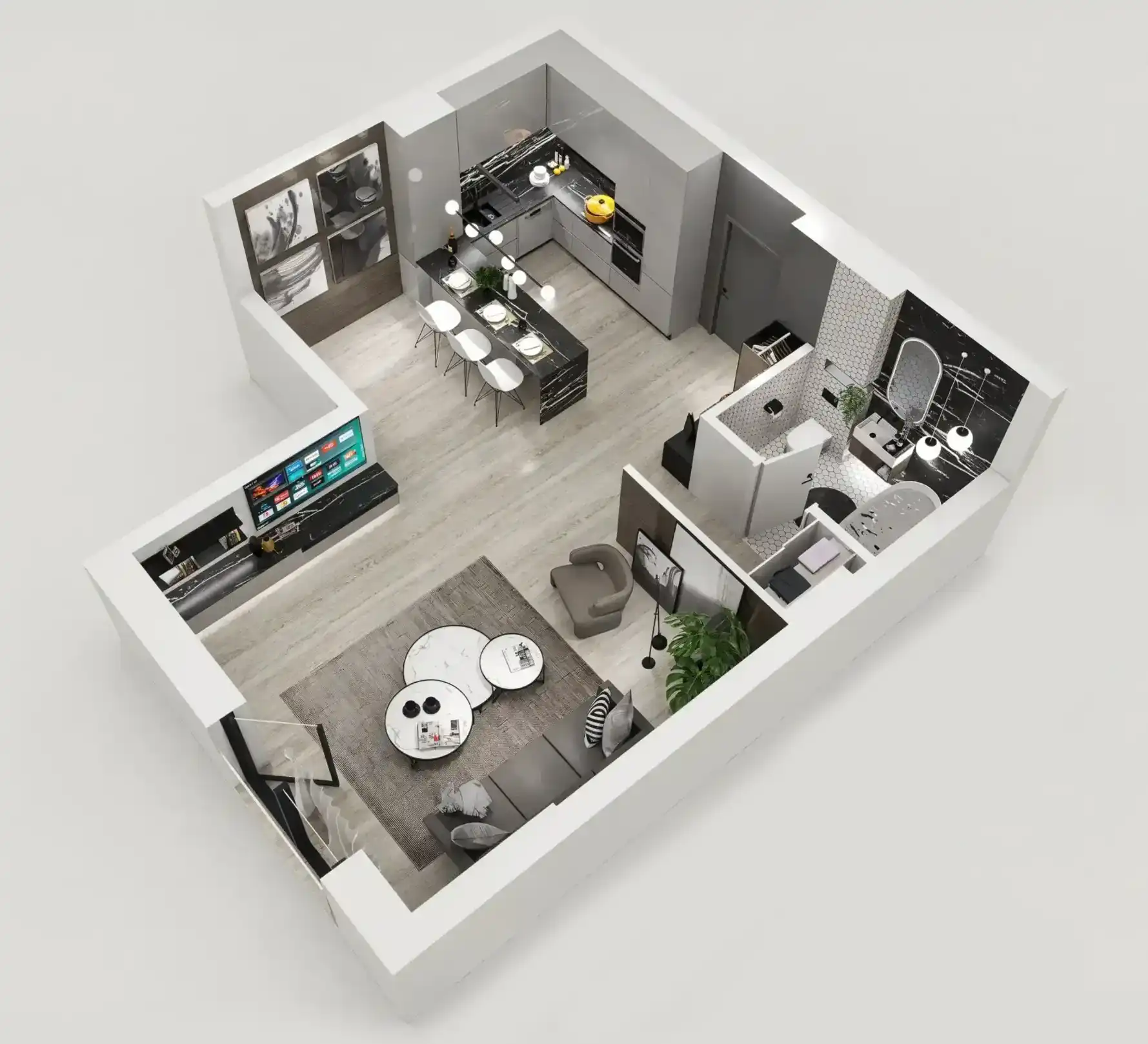 Apartament 1 cameră