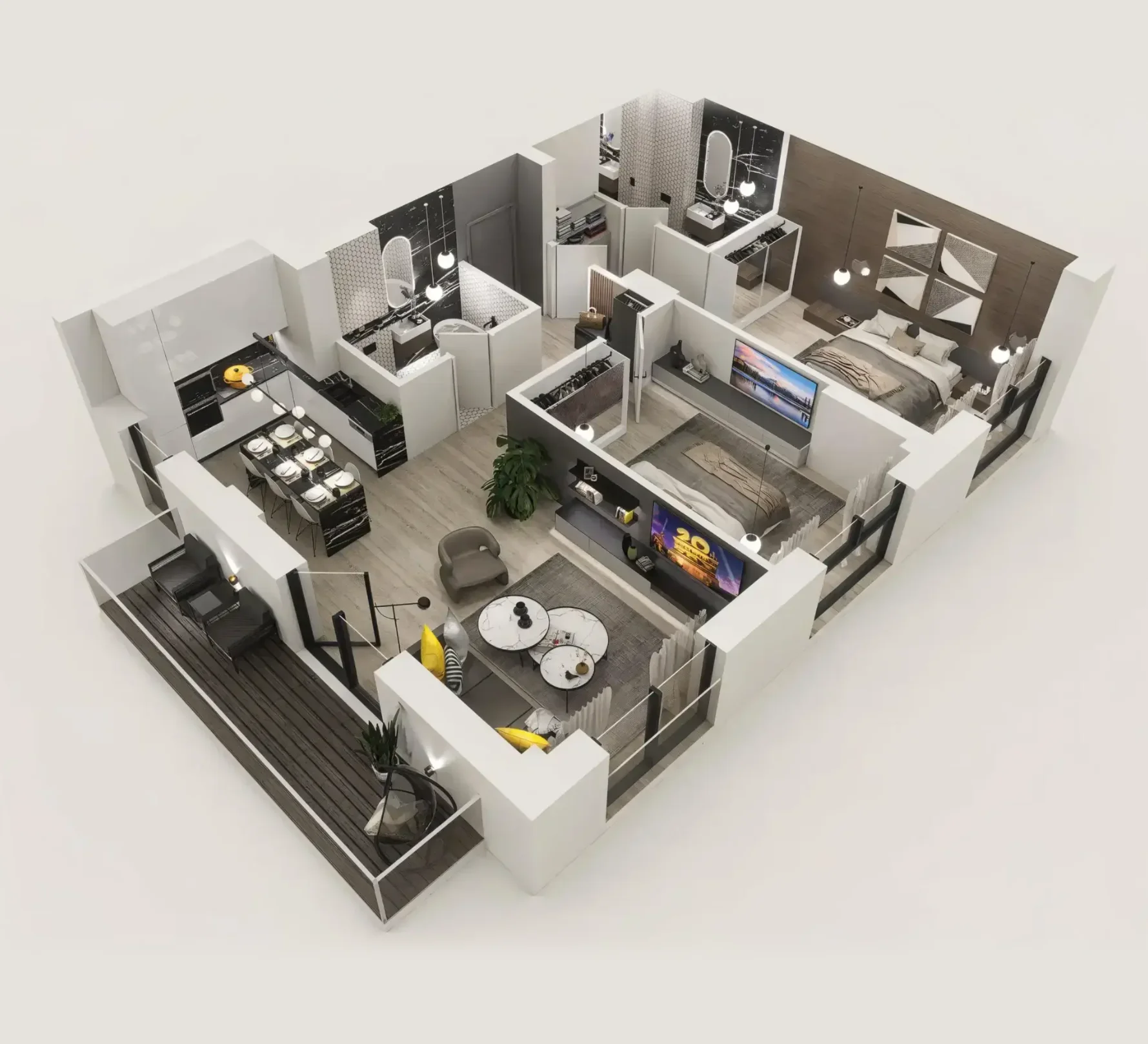 Apartament 3 camere