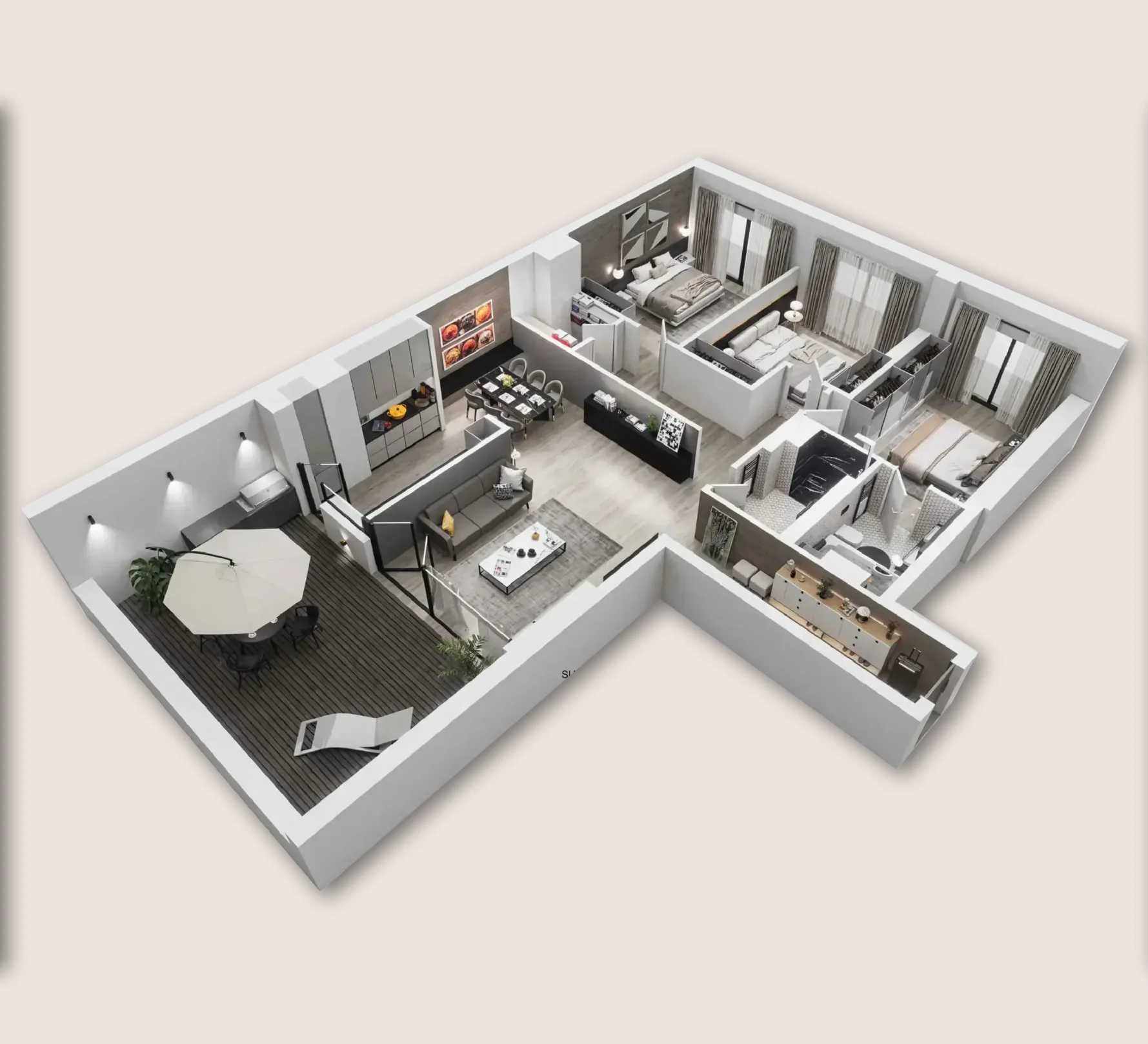 Apartament 4 camere