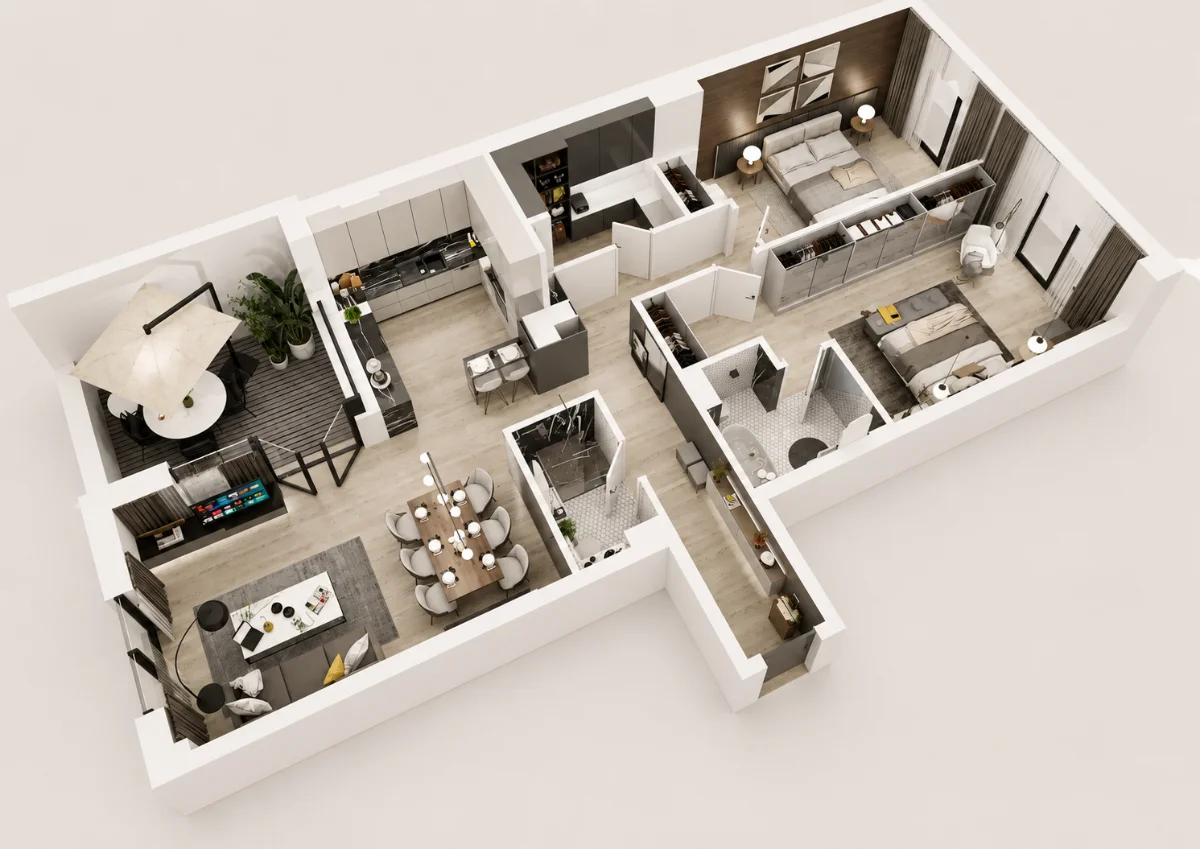 SOHO Residence 3 camere