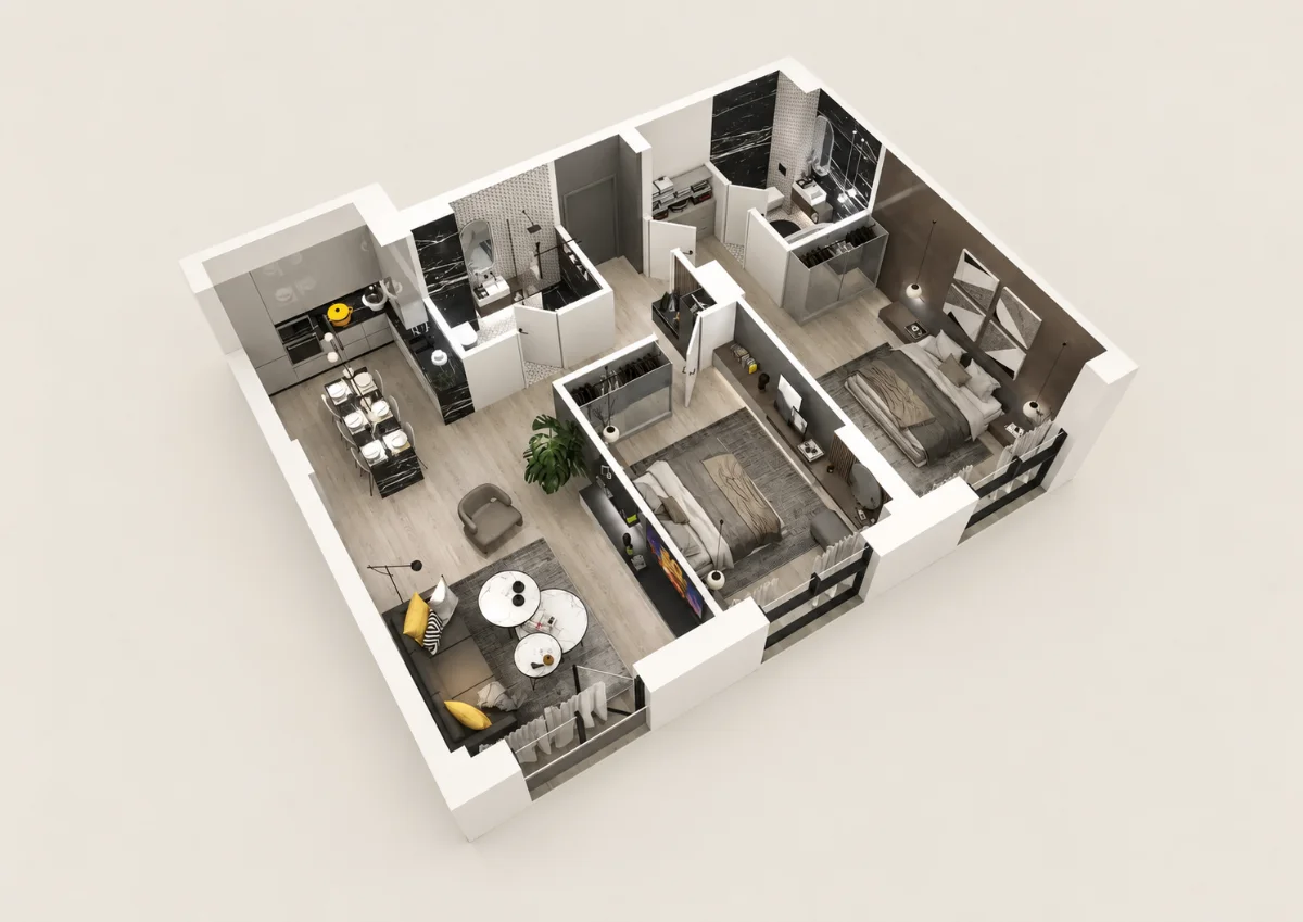 SOHO Residence 3 camere